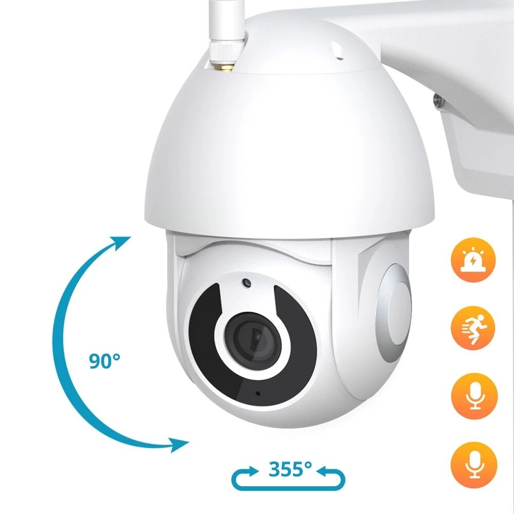 Zemismart Tuya WIFI 1080P IP-camera Slimme bewaakte camera Menselijke detectie Home Security Tweeric
