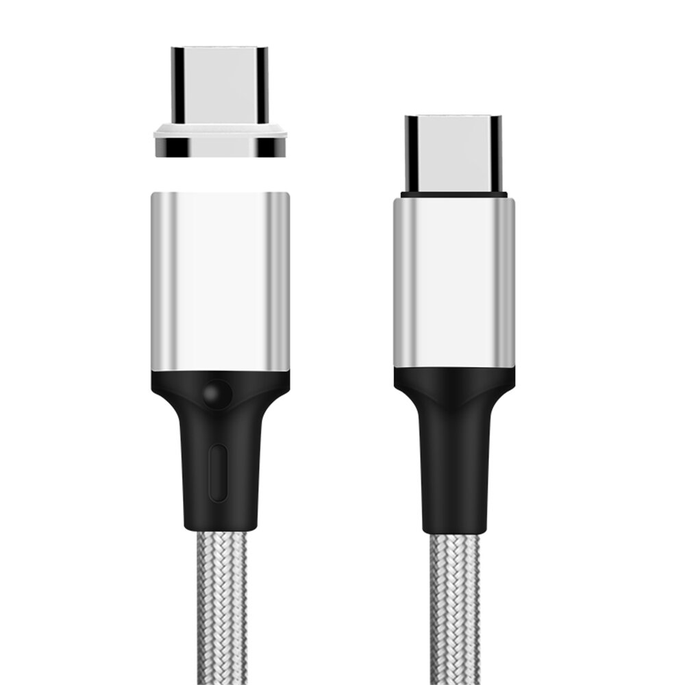 

Bakeey Type C to Type C Data Cable 5A PD Fast Charging Magnetic Data Cable For Huawei P30 Pro P40 Mate 30 Mi10 S20 5G