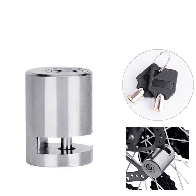 2023 Mountain Bike Lock Aluminum Alloy Anti-Theft Safe Bicycle Disc Lock for Outfoors Cycling