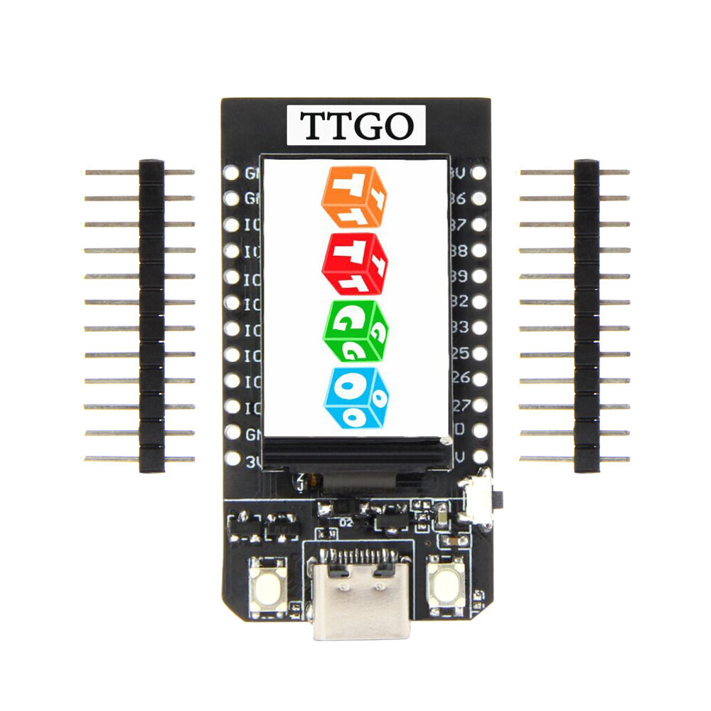 2 stuks TTGO T-display ESP32 CP2104 WiFi Bluetooth-module 1,14 inch LCD-ontwikkelbord LILYGO voor Ar