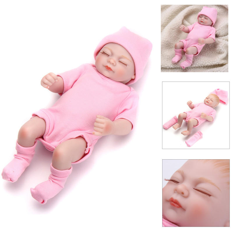 28CM Baby Simulatie Doll Soft Kind Baby Doll Toy Kinderen Boy Girl Birthday Gift Emulated Dolls
