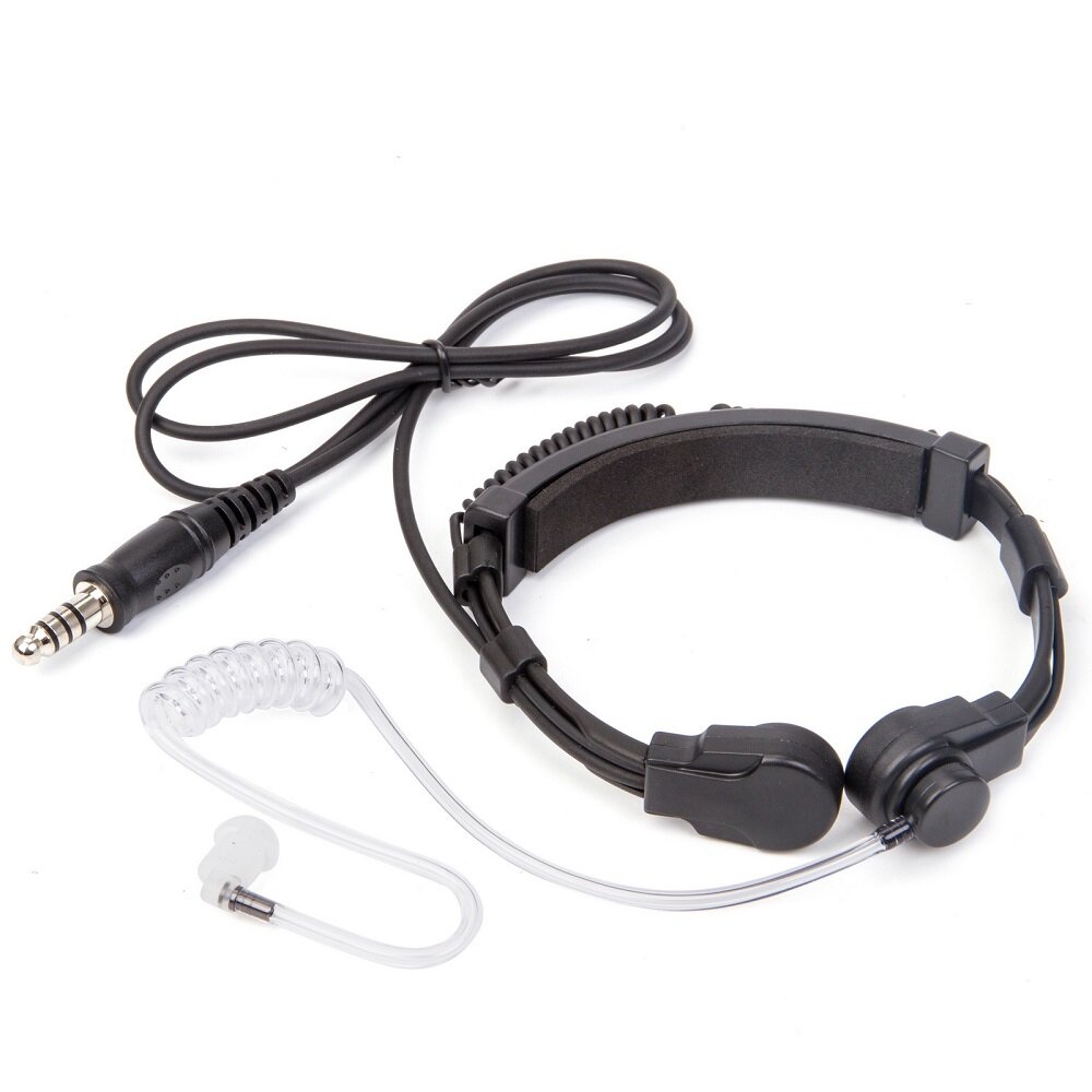 

ZTactical U94 PTT Telescopic Throat Control Tactical Headset for ICOM V80 IC-F10 IC-H2 Walkie Talkie