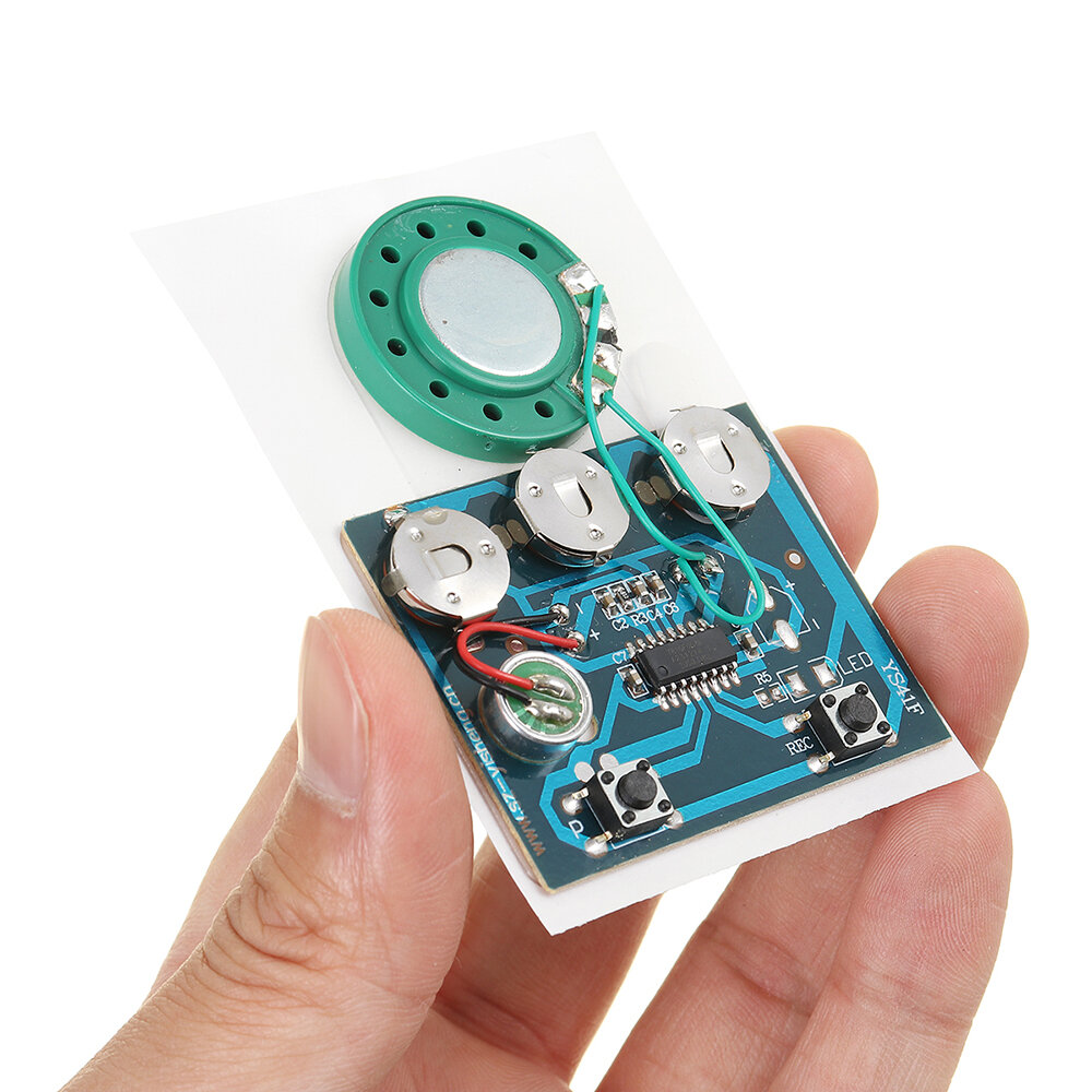 Programmable Music Board For Greeting Card DIY Gifts 30secs 30S Key Control Sound Voice Audio Recordable Recorder Module