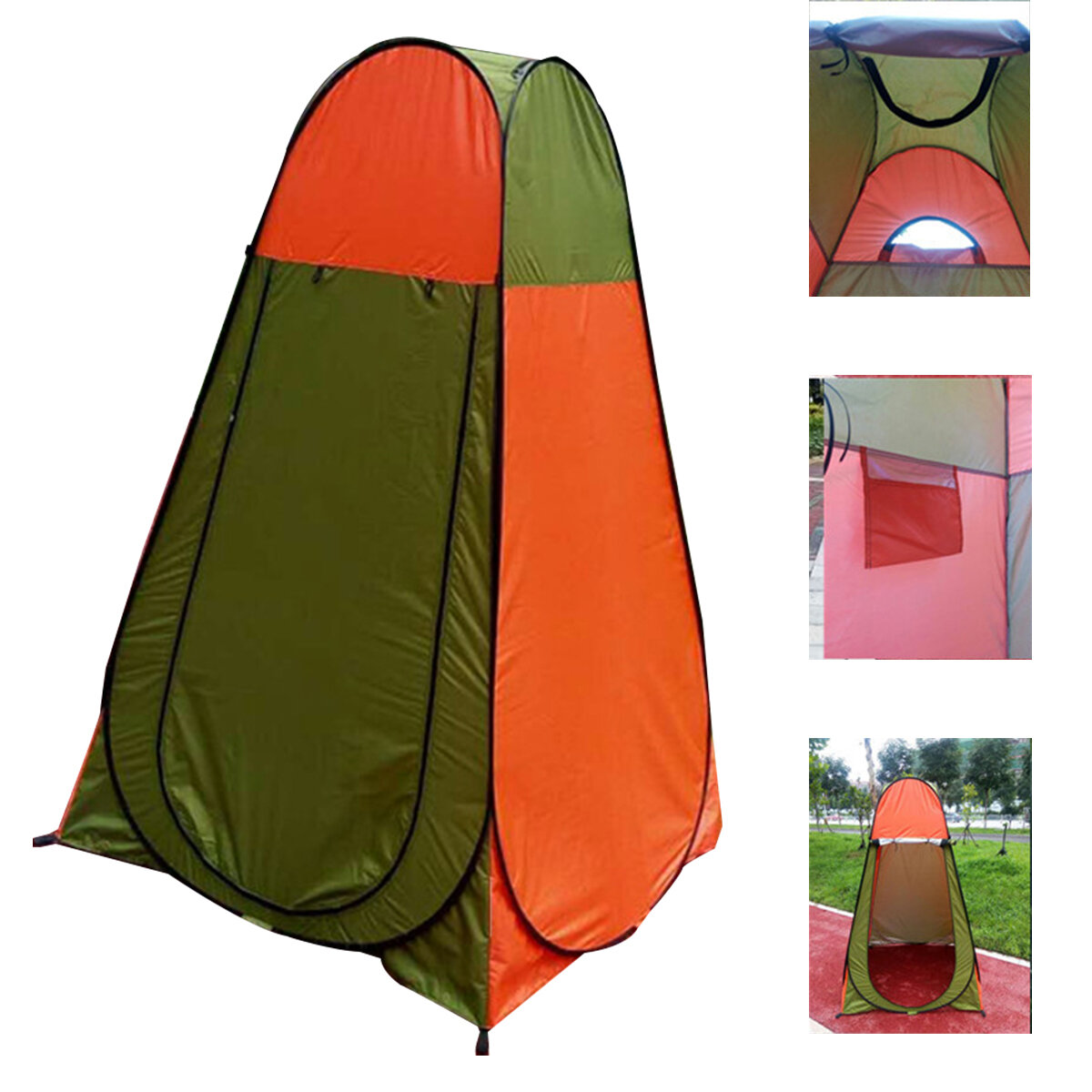 47.24x47.24x74.8 inch Privacy Douche Tent Kleedkamer Outdoor Camping Tent UV-bestendig Zonnescherm L