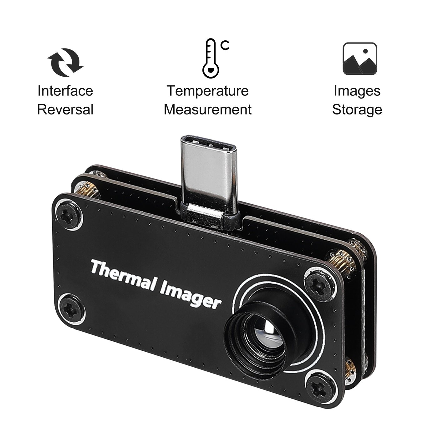 TIOP01 32*32 Resolution Infrared Thermal Imager -20~1000°C Multifunction Temperature Measurement Typ