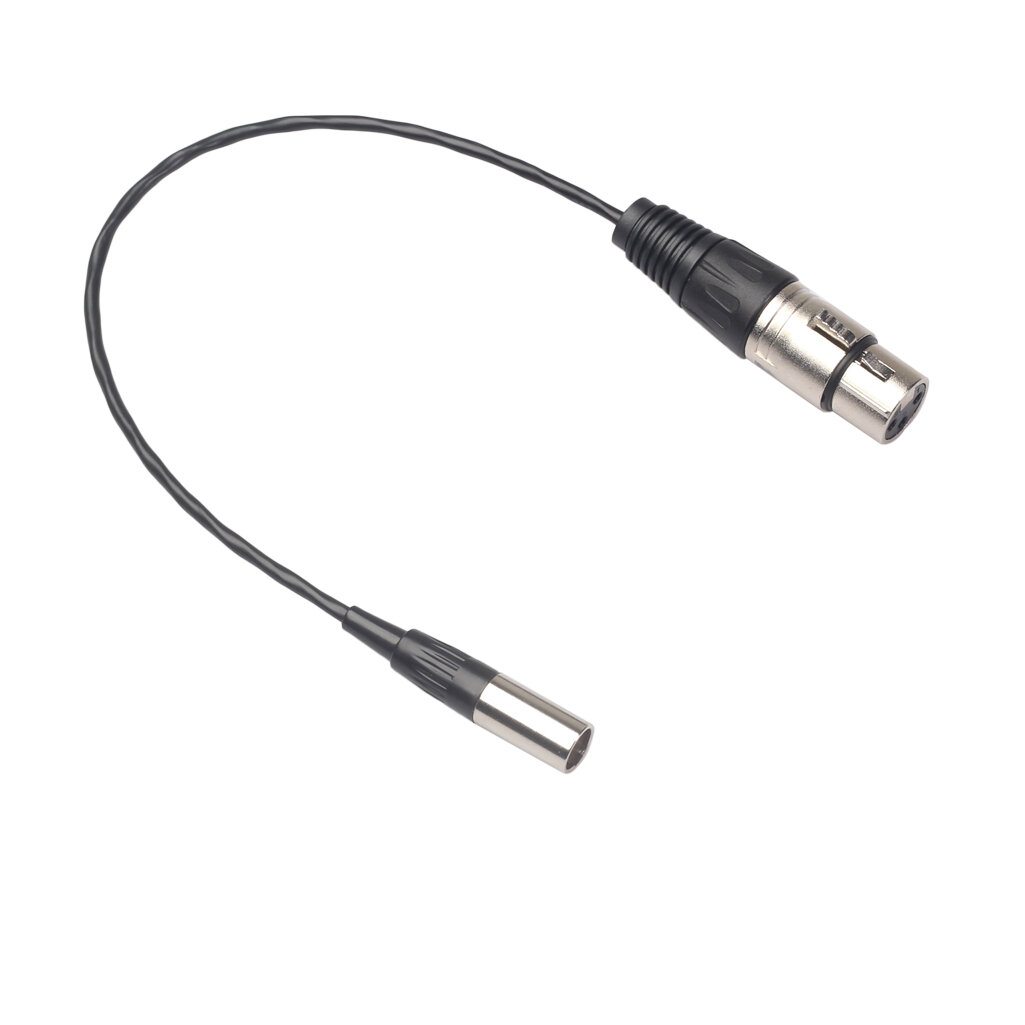 

REXLIS XK101K18-03 Mini 3Pin XLR Male to XLR Female Audio Cable 30cm Connector Microphone Audio Cable for Camera Equipme