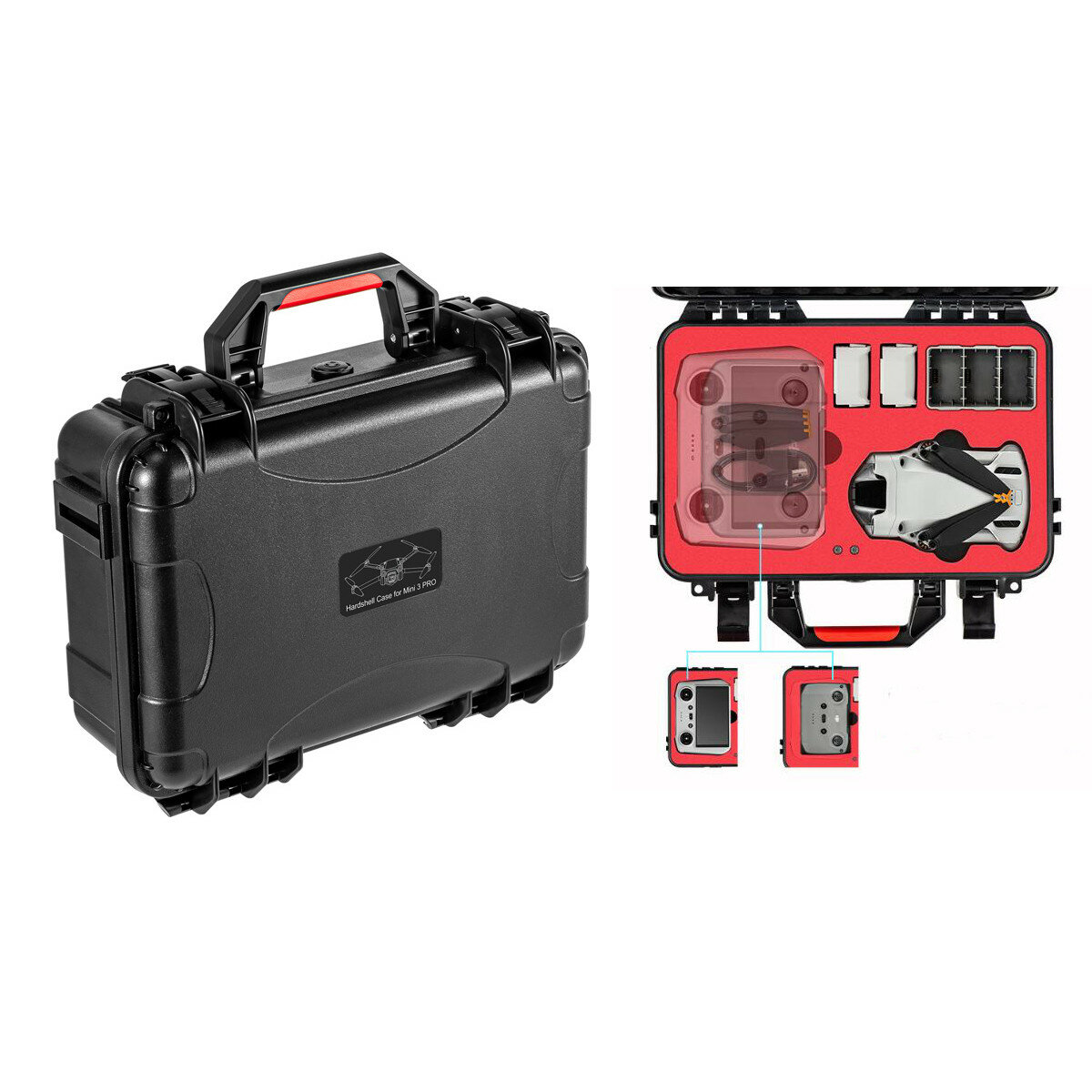 

STARTRC Portable Waterproof Explosion Proof Suitcase Storage Bag Handbag Carrying Box Case for DJI Mini 3 PRO RC Drone