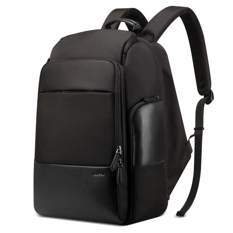 BOPAI 17inch Men USB Anti-theft Laptop Backpack Rucksack Waterproof Outdoor Business Travel Shoulder Bag