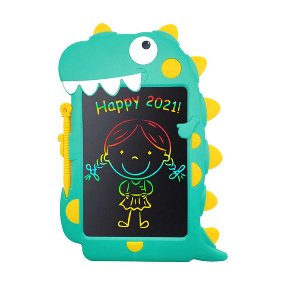 

Aituxie LCD Writing Tablet Color Font Handwriting Eye Protection Environmentally Friendly Doodle Board Dinosaur Shape Dr