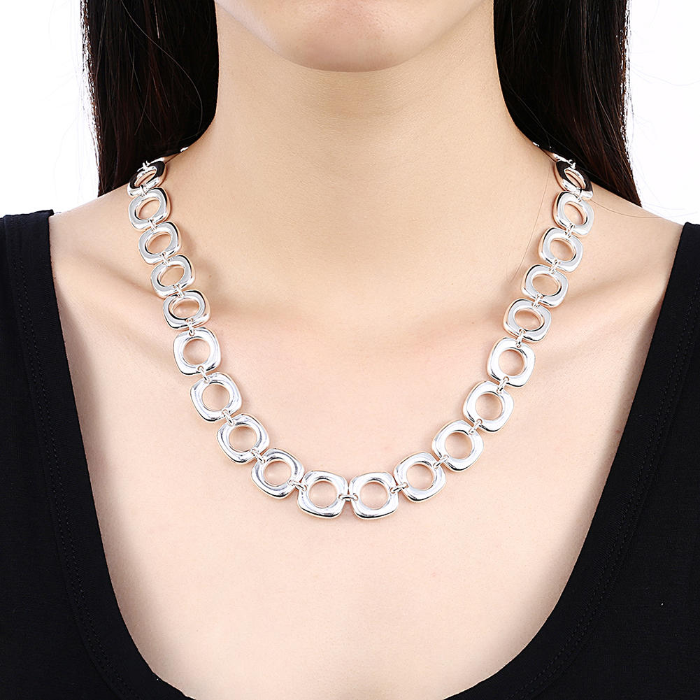 woman diamond necklace