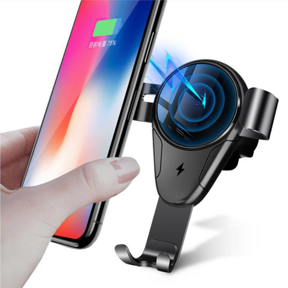 

Bakeey 5W 10W Qi Auto Fast Charging Wireless Car Charger Holder For iPhone X XR XS Max Mi8 Mi9 HUAWEI P20
