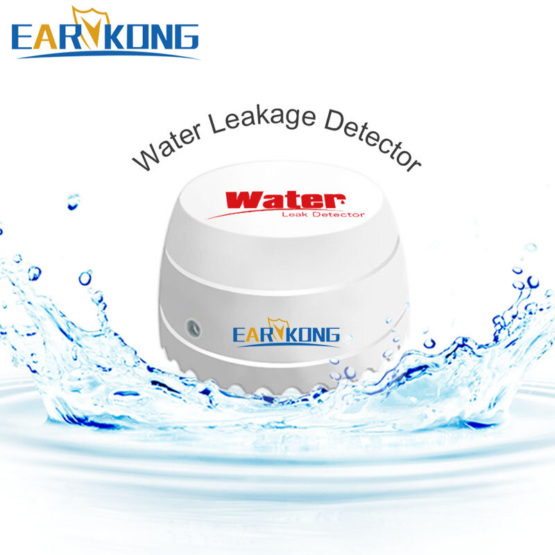 EARYKONG 433MHz Wireless Water Leakage Detector Water Sensor Alarm Intrusion Detector For Home Security Wifi/GSM Alarm S