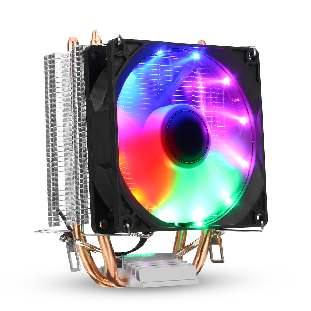 3Pin DC 12 V Colorful Backlight 90mm CPU Koelventilator PC Koellichaam voor Intel / AMD Voor PC Comp