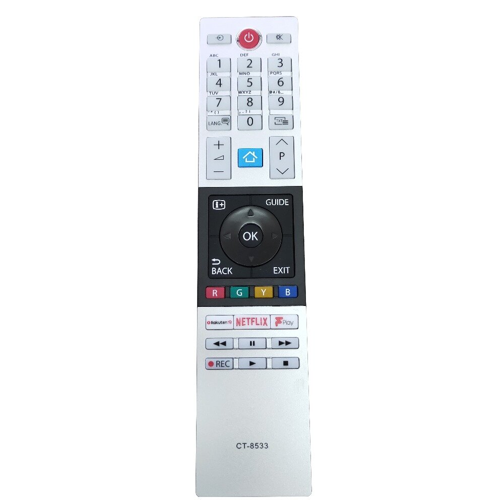 Afstandsbediening Geschikt voor Toshiba LED HDTV TV Afstandsbediening CT-8533 CT-8543 CT-8528