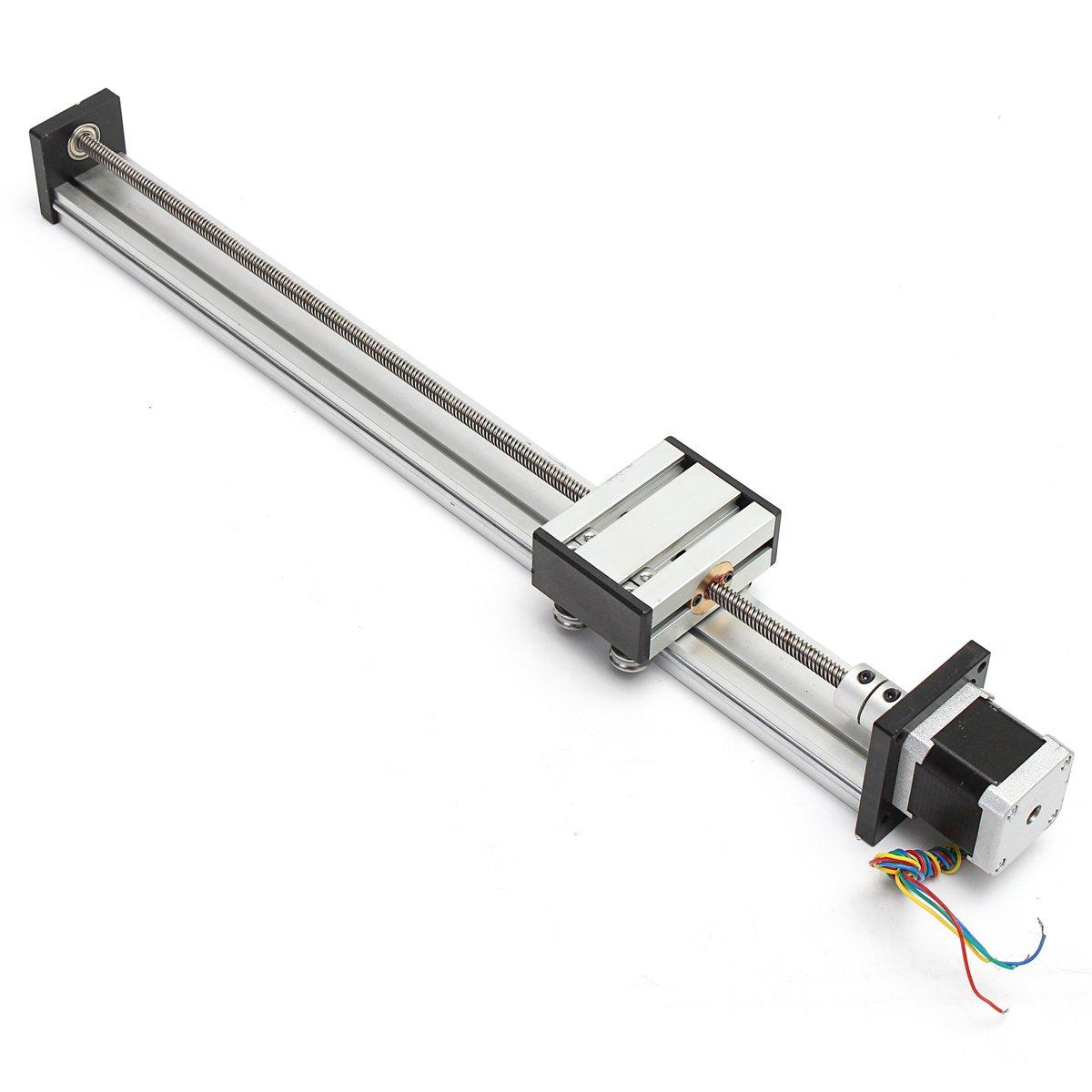 CNC Linear Actuator Stage Lead Screw Slide Rail Guide With 42 Stepper motor US 