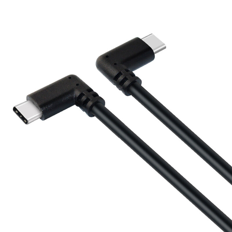 USB C PD Charging Cable Elbow Power Cable Fast Charging PVC Data Cable