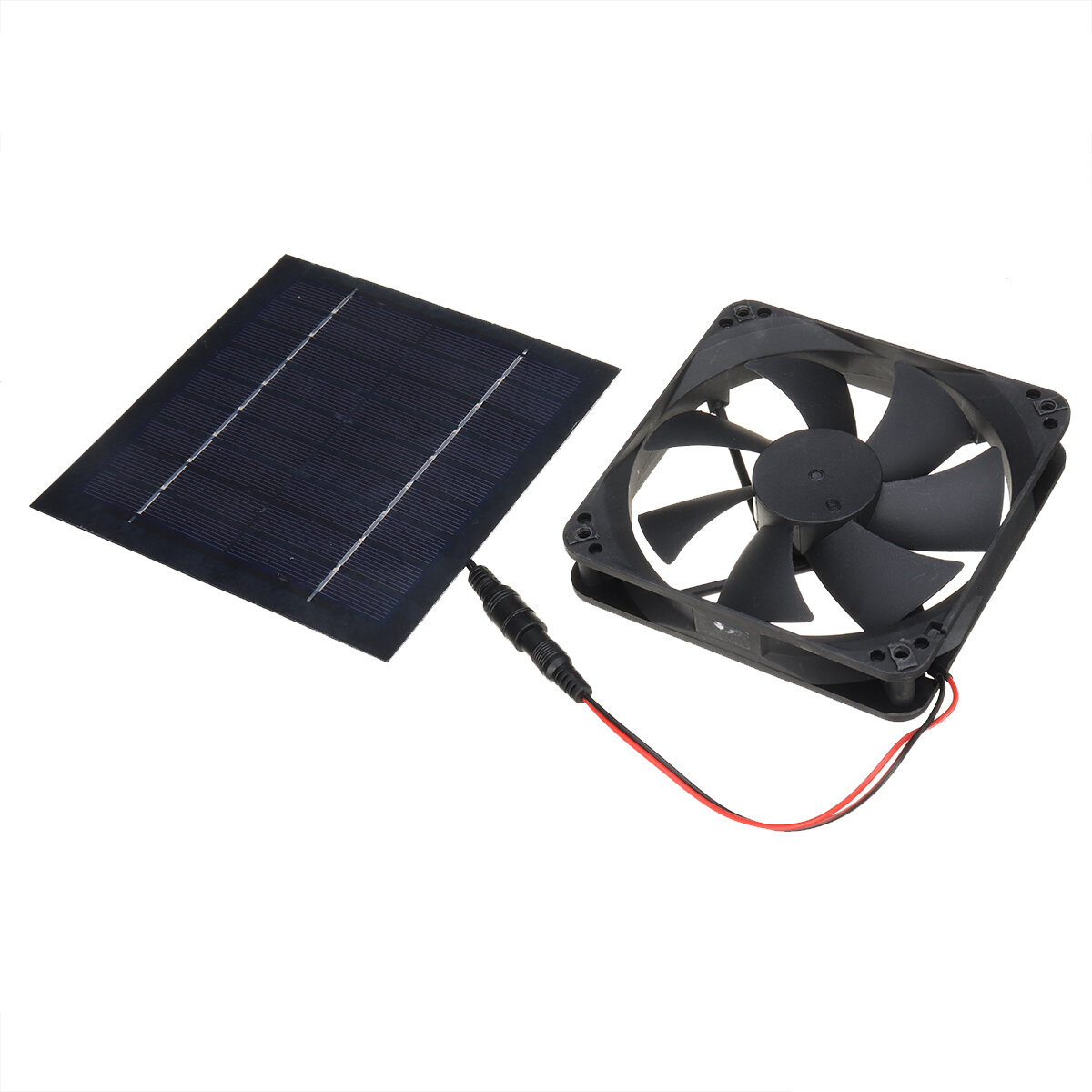 

10W Solar Powered Panel Fan Mini Exhaust Ventilator Vent Fan Bathroom Toilet Kitchen