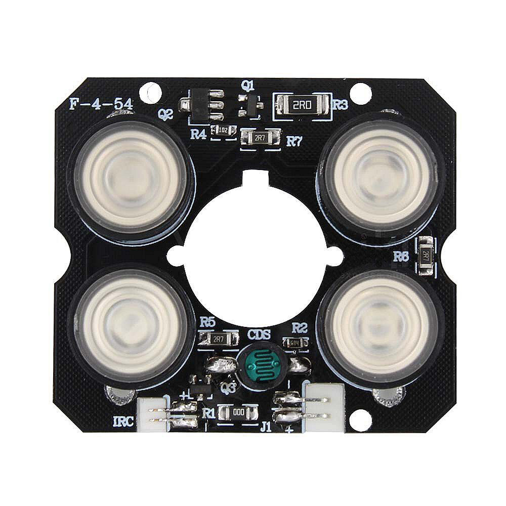 IR LED Board for CCTV Camera 4*Array IR LED Spot Infrared Light Board Night Vision 850nm DC12V