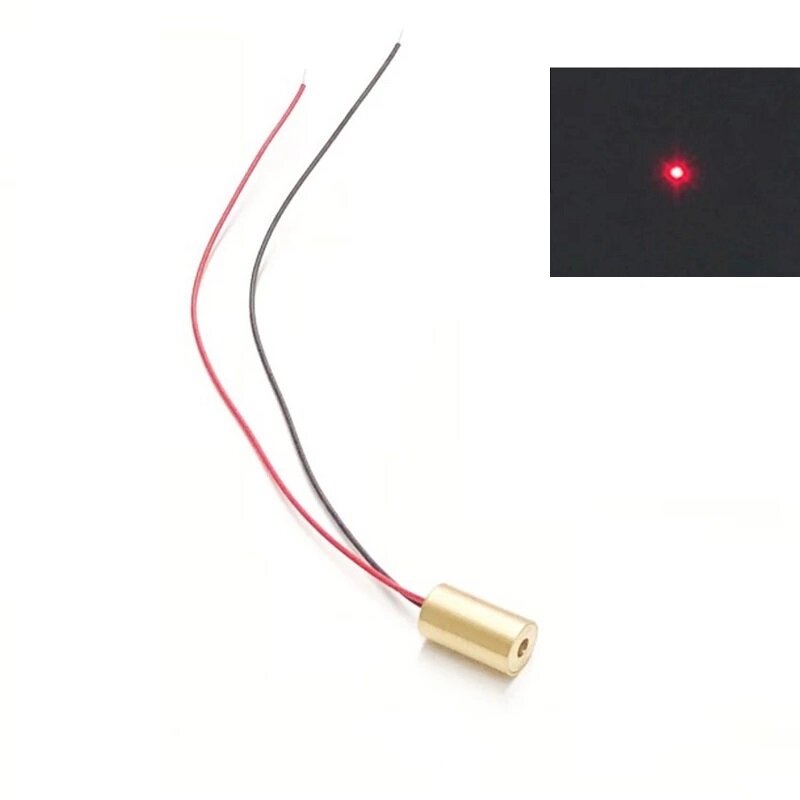 MINI 650nm 5mW 9mm 3V Red Dot-laserkop Laserpositioneringslamp Halfgeleiderlasermodule