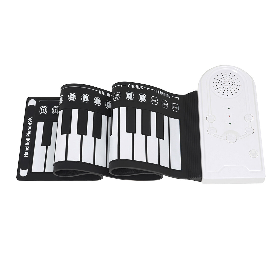 49 toetsen Handgerold draagbaar opvouwbaar elektrisch pianotoetsenbord Toetsenbord voor beginners en