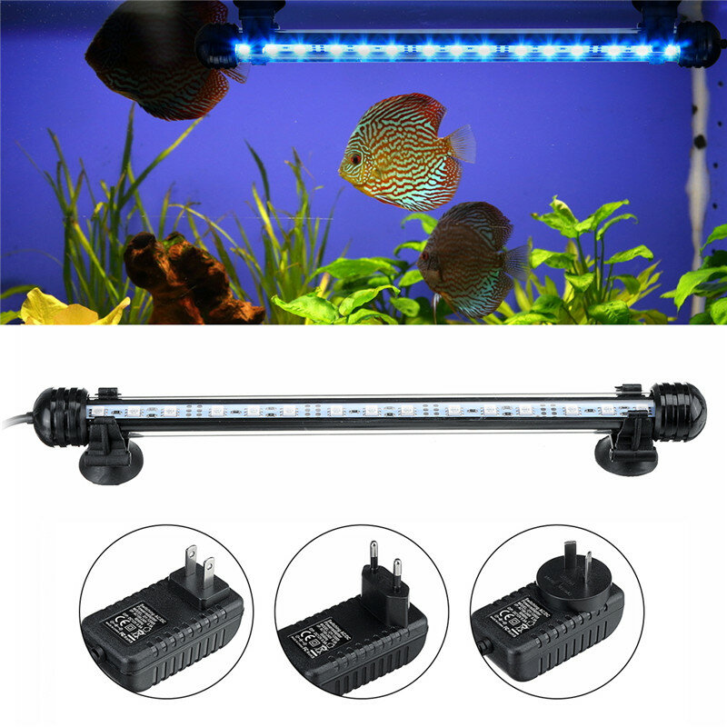 28cm RGB APP LED Aquarium Fish Tank LightSubmersible Waterproof Bar Strip Lamp