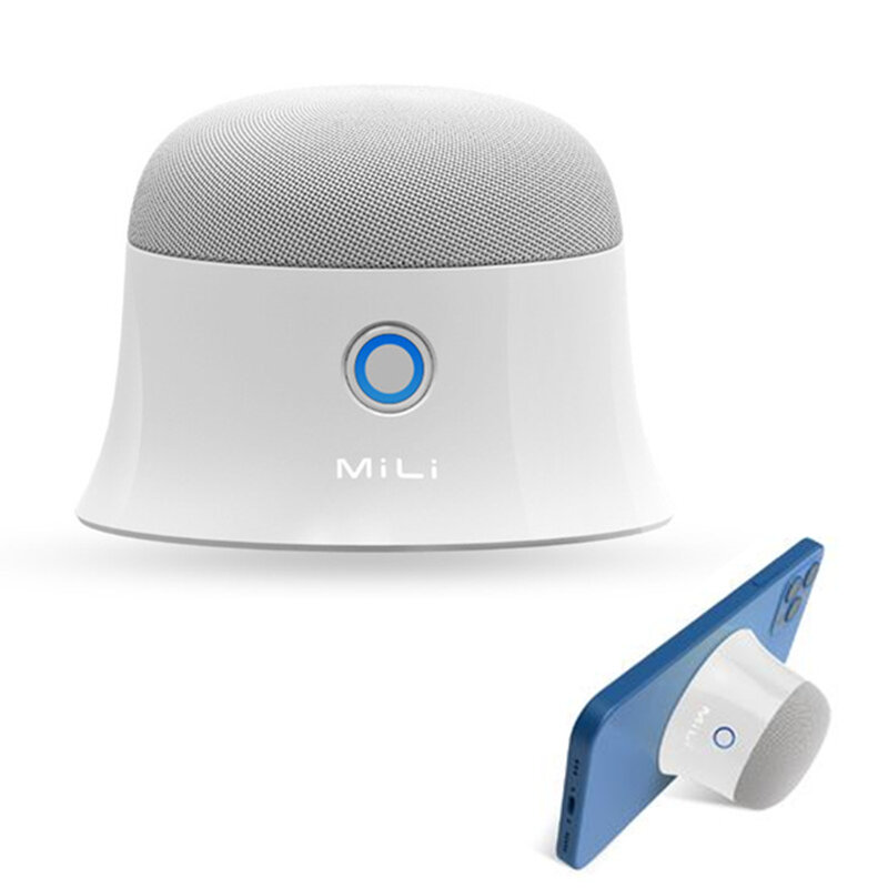 MiLi HD-M12 Magnetic Wireless bluetooth 5.0 Speaker Stereo Sound TWS Pairing Mini Portable Speakers