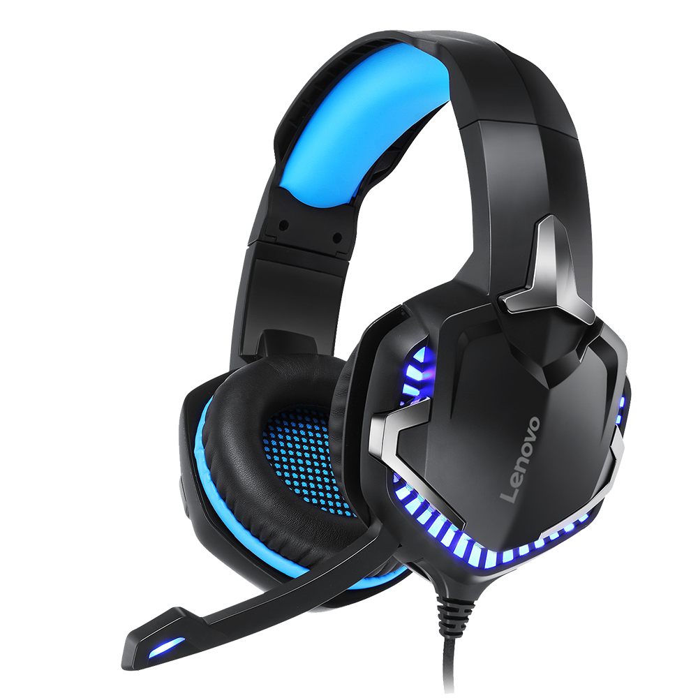

Lenovo HS15 Gaming Headset Surround Rich Voice 50mm Speaker Noise Reduction Microphone 3.5mm Interface for PC