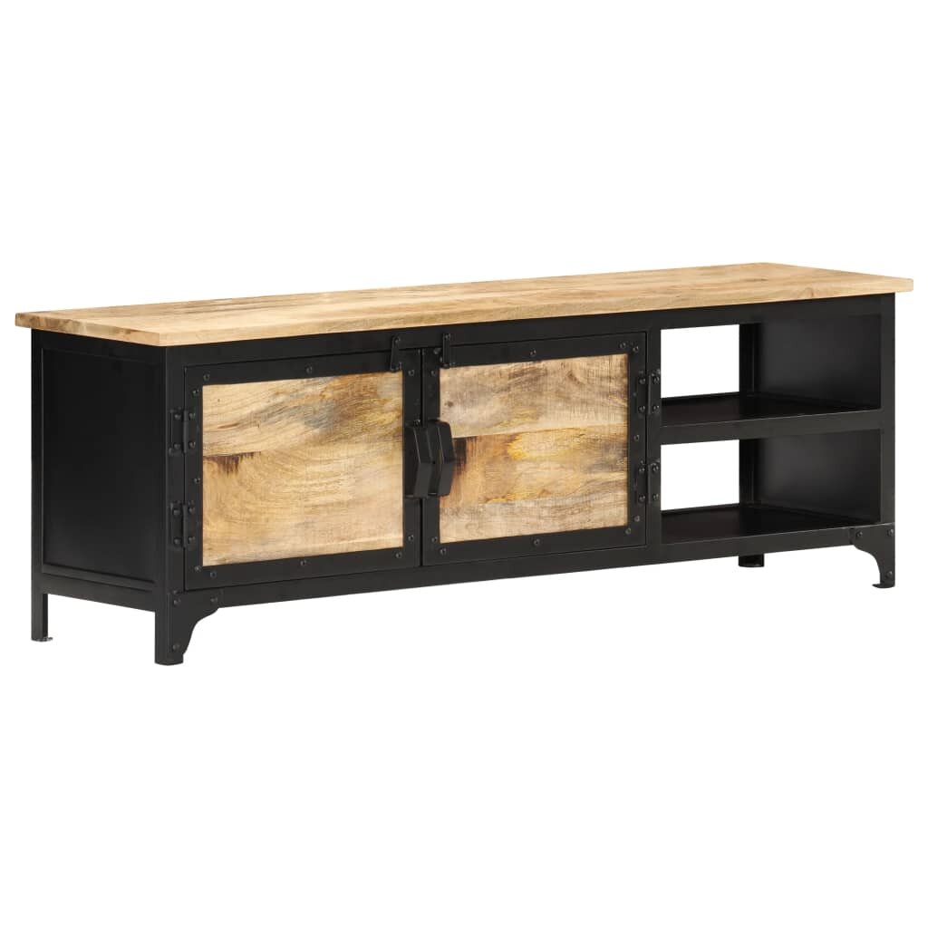 TV Cabinet Living Room Entertainment Center with Storage Shelves and Cabinets 47.2