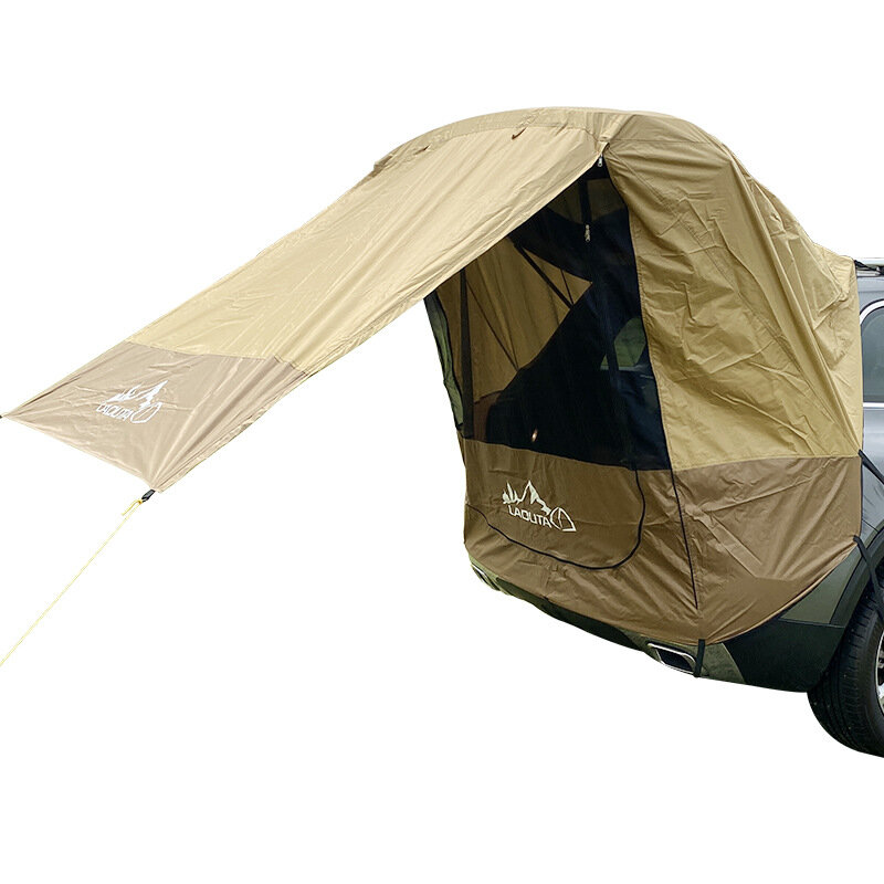 IPRee® Auto kofferbak tent, waterdicht en met schaduw voor zelfrijdende tours, barbecue en buitenactiviteiten.