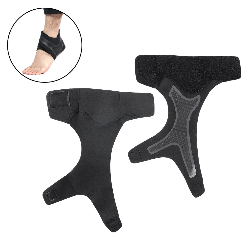 

1 Pair of Sports Ankle Brace Ankle Support Adjustable Prevent Sprains Injuries Breathable Legs Power Protector Fitness