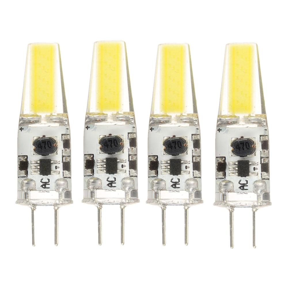 4 STÜCKE Mini G4 2 Watt Reinweiß COB LED Lampe für Kronleuchter Licht Ersetzen Halogenlampe DC / AC12V
