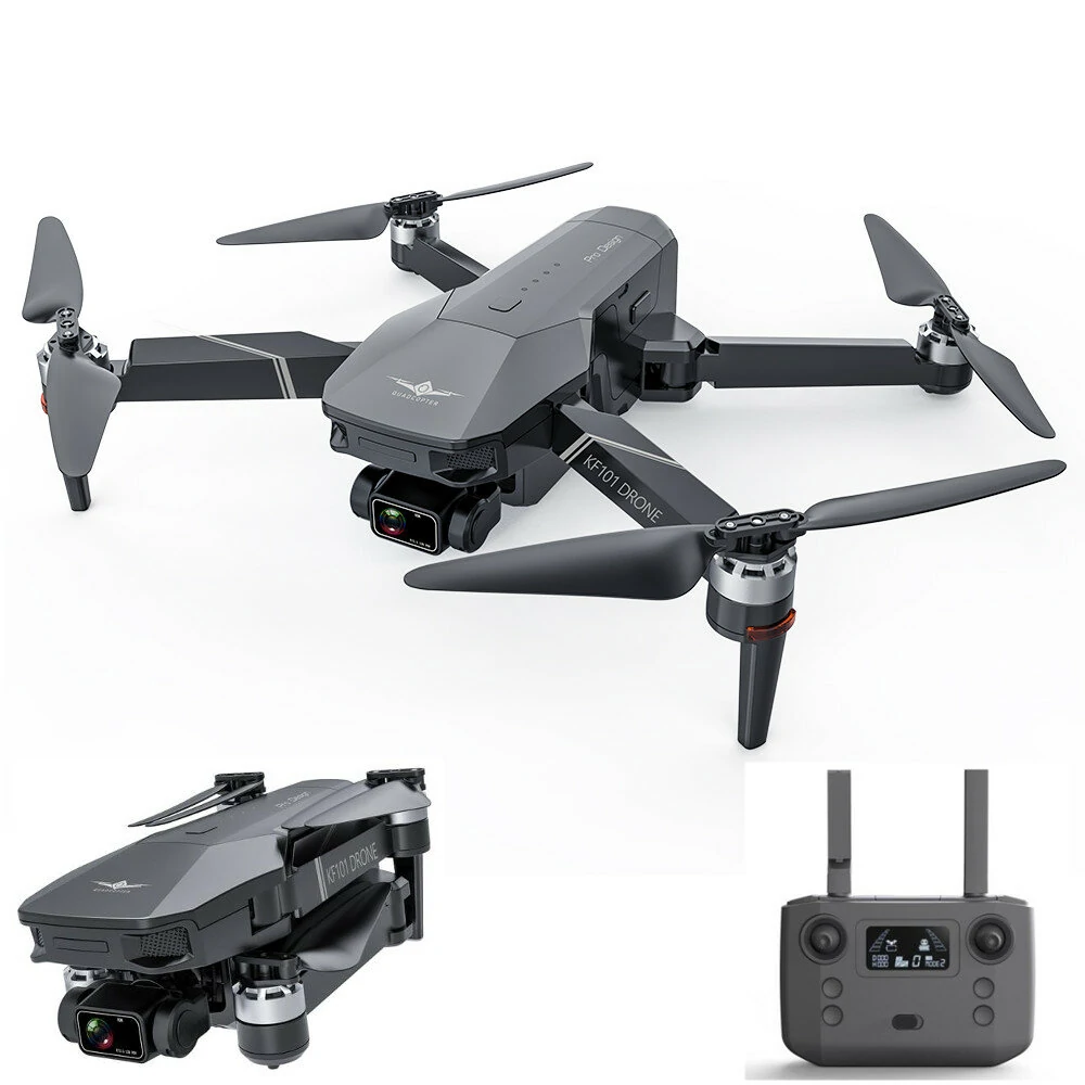 KF101 MAX GPS 5G WiFi 3KM Repeater FPV with 4K HD ESC Camera 3-Axis EIS Gimbal Brushless Foldable RC Drone Quadcopter RTF - KF101 1.2KM FPV One Battery
