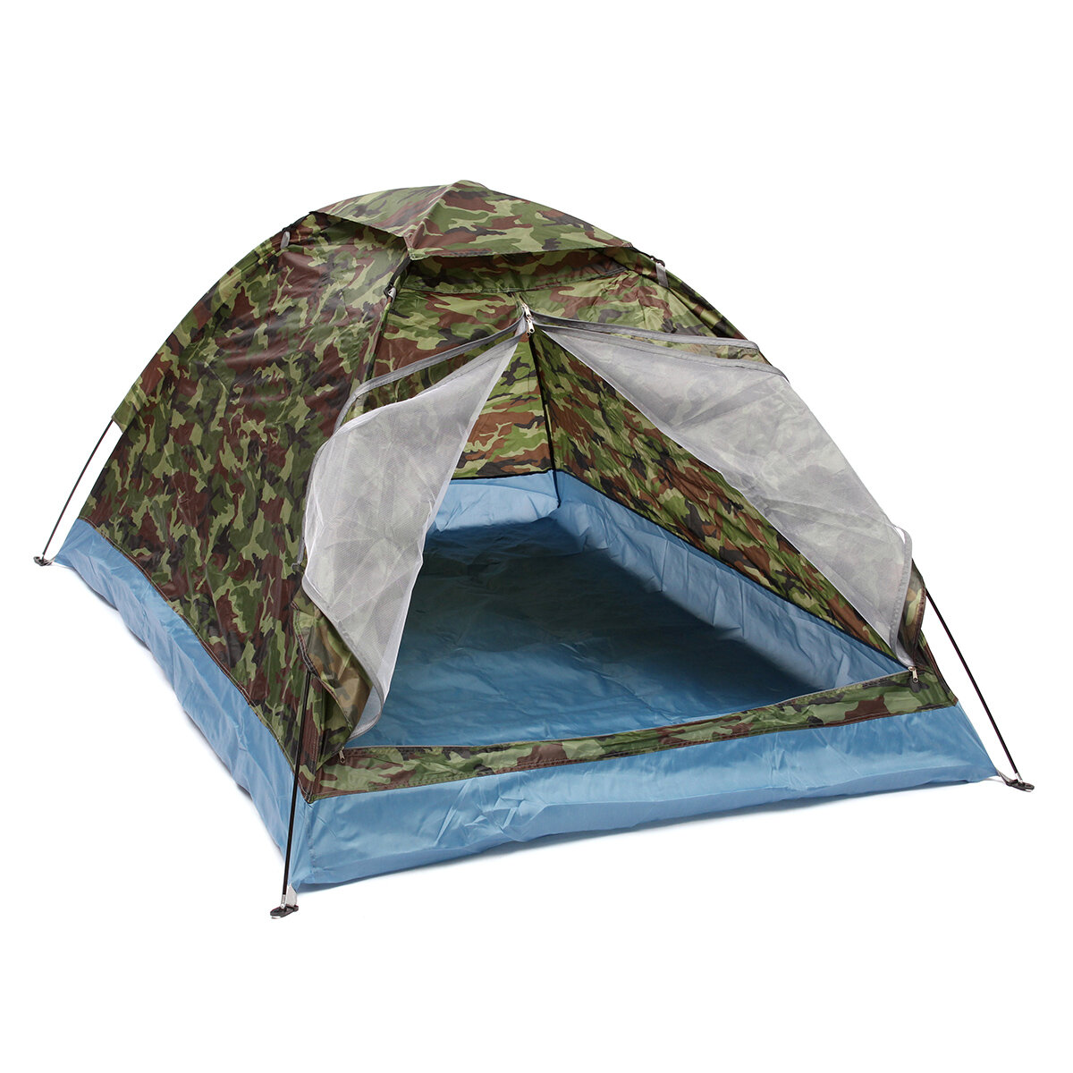Extérieur 1-2 Personnes Camping Tente Imperméable Coupe-Vent UV Pare-Soleil Auvent