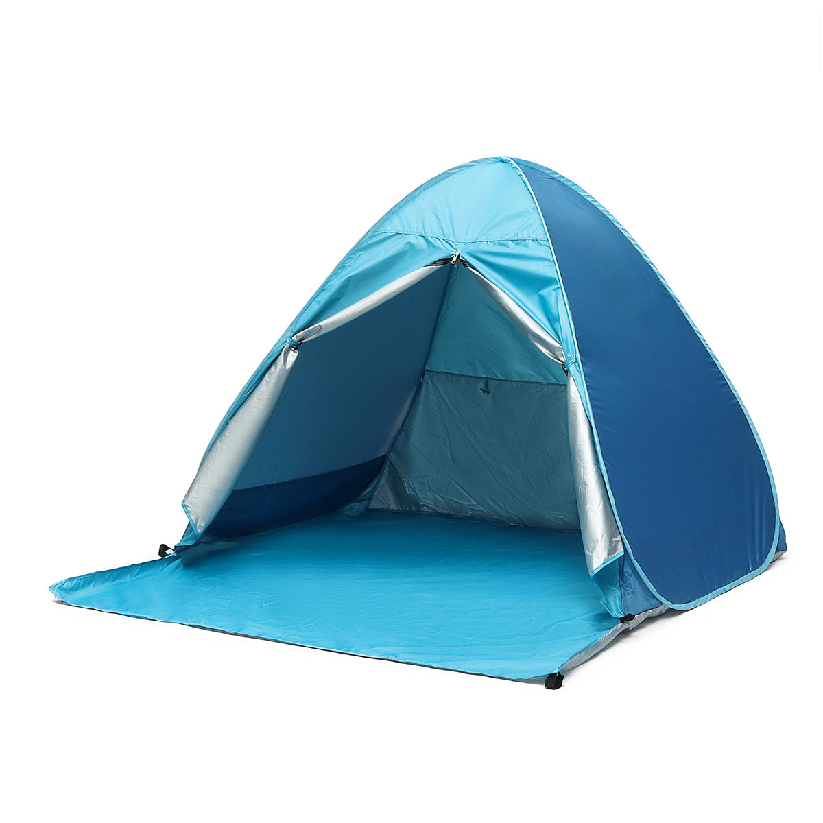 IPRee Outdoor Tente de plage et de camping pour 4 personnes, imperméable, anti-UV, automatique, avec auvent