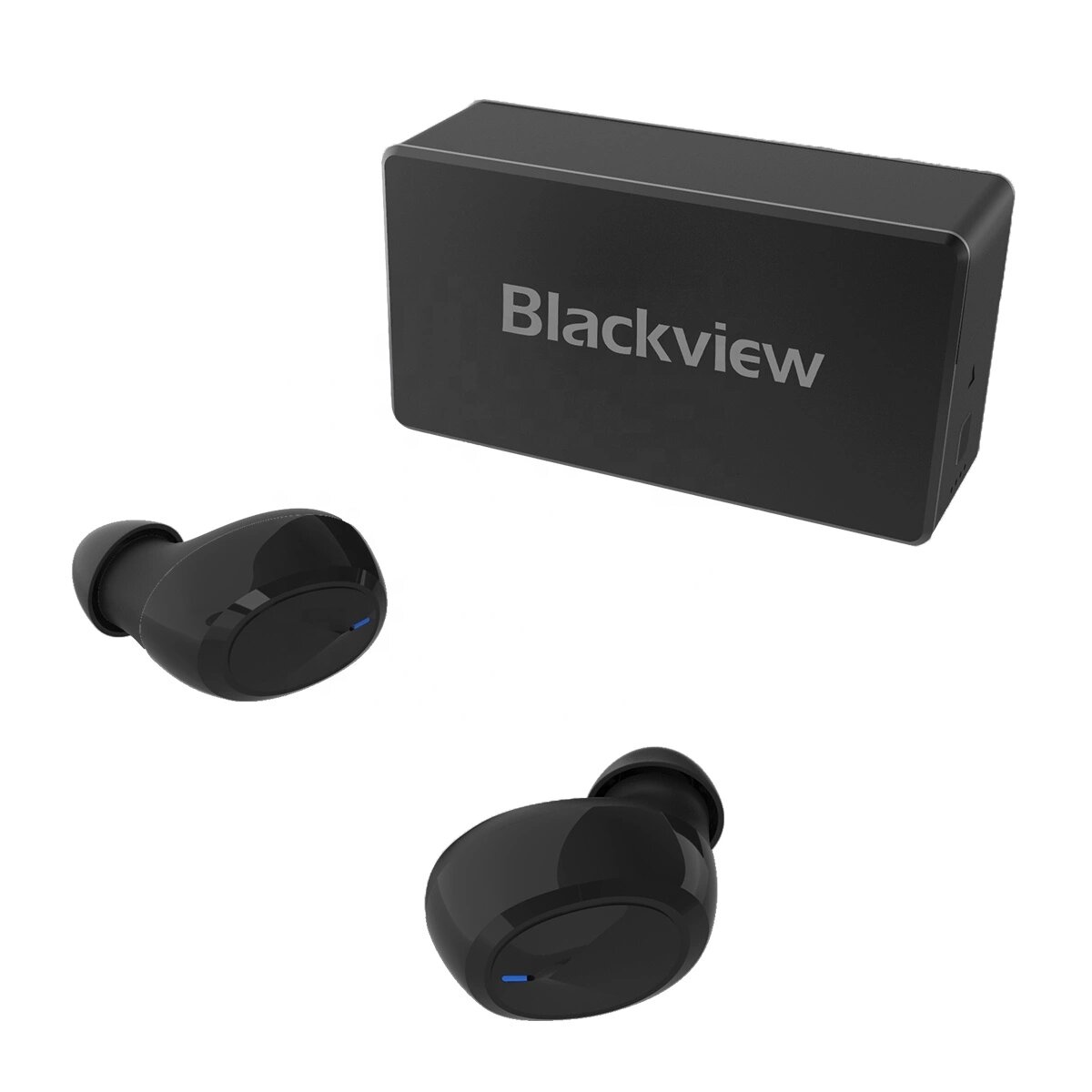 Blackview AirBuds2イヤホンワイヤレスBluetooth5.0ステレオヘッドフォン防水TWS8mmダイナミックボイスアシスタント（充電ボックス付きマイク付き）