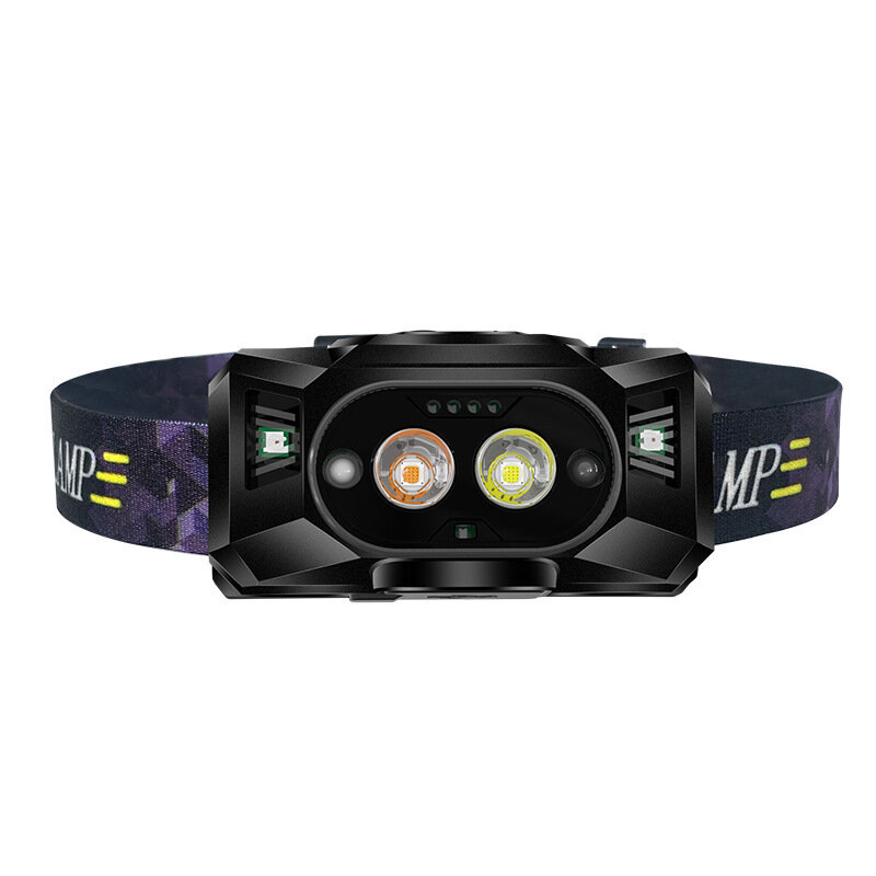 

XANES® XPG 250LM Sensor LED Headlight 1800mAh 6 Modes 3 Light Source Waterproof Camping Light Head Flashlight