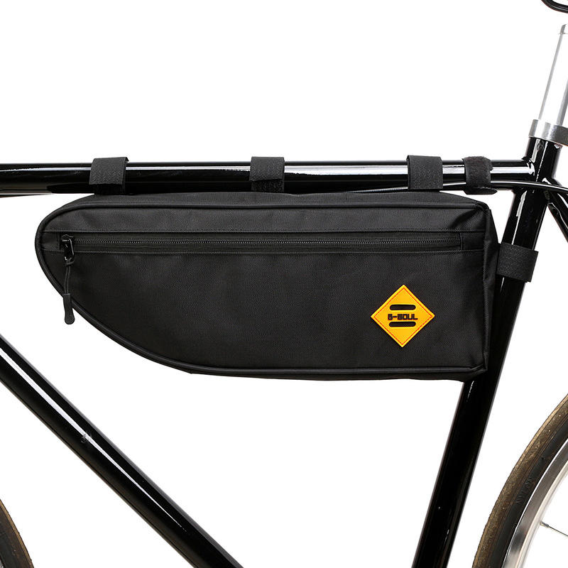 BIKIGHT Bike Frame Front Tube Bag Waterproof Large Capacity MTB Road Cycling Bicycle Pouch Storage Bag
