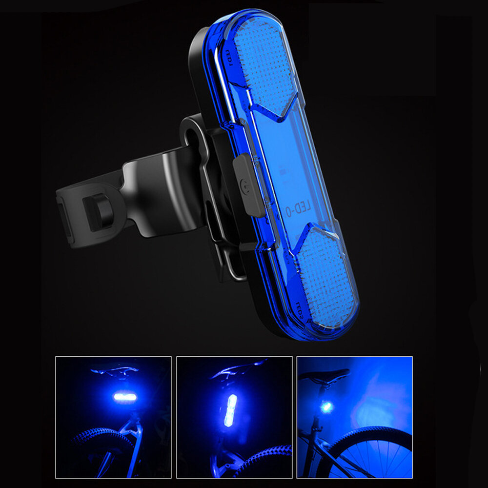 BIKIGHT 30LM Bike Tail Light Waterproof USB Rechargeable Ultra Bright 4 Modes LED Bicycle Rear Light for MTB Road Bikes