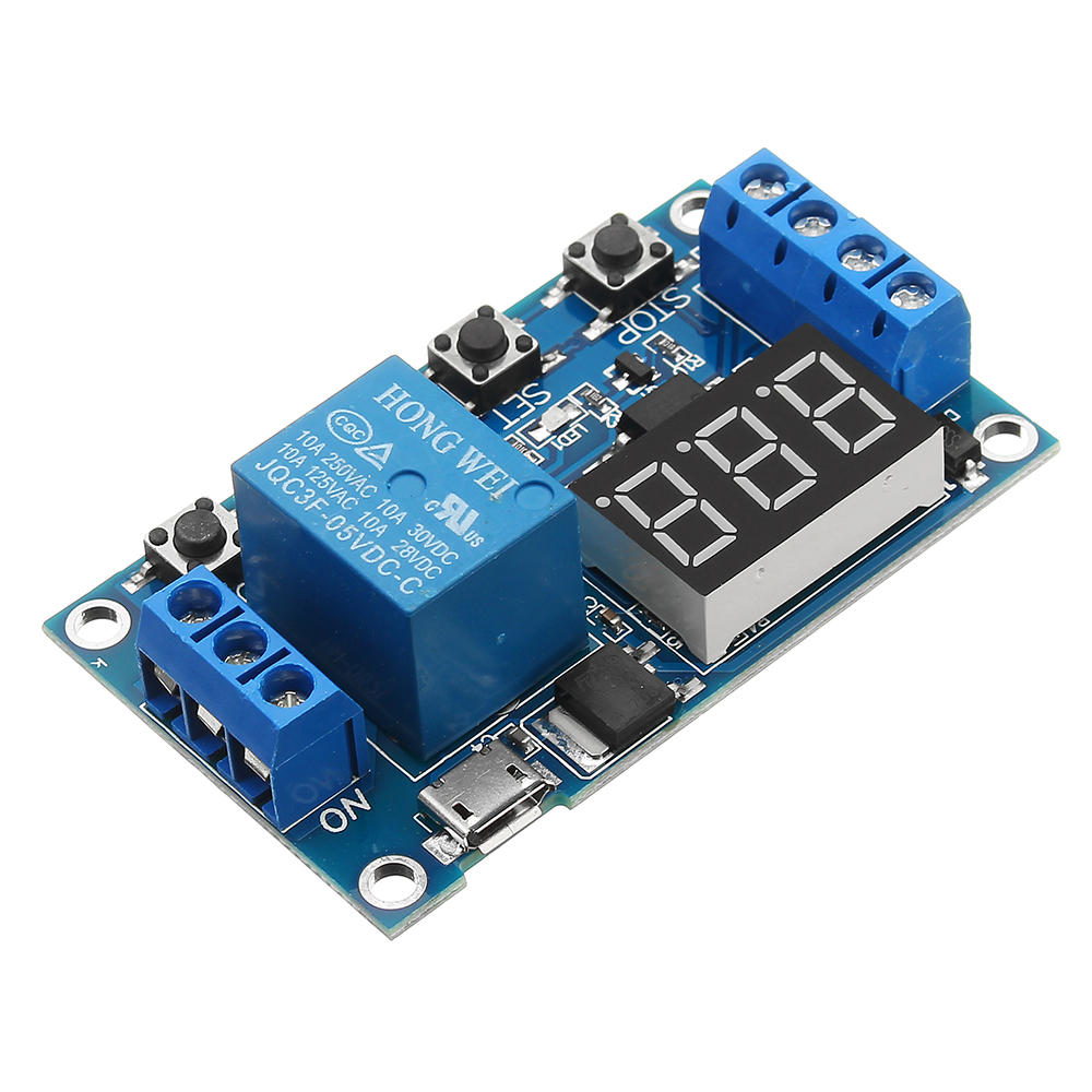 6-30V Trigger Delay Cycle Timer 1-Channel Relay Module Circuit Switch