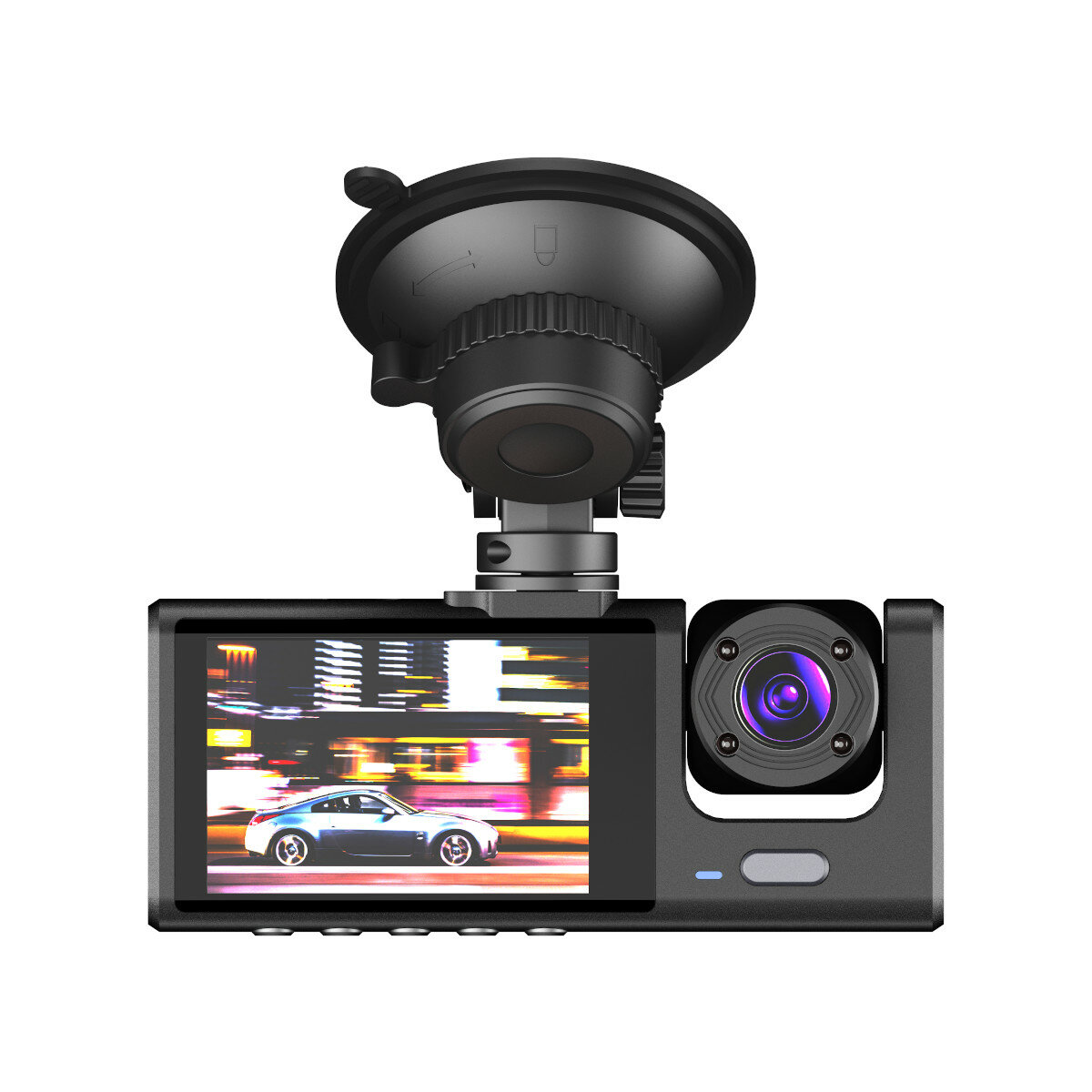 S1 2 Inch Dash Cam 3-weg HD 1080P Drie-lens parkeermonitor met nachtzicht auto DVR