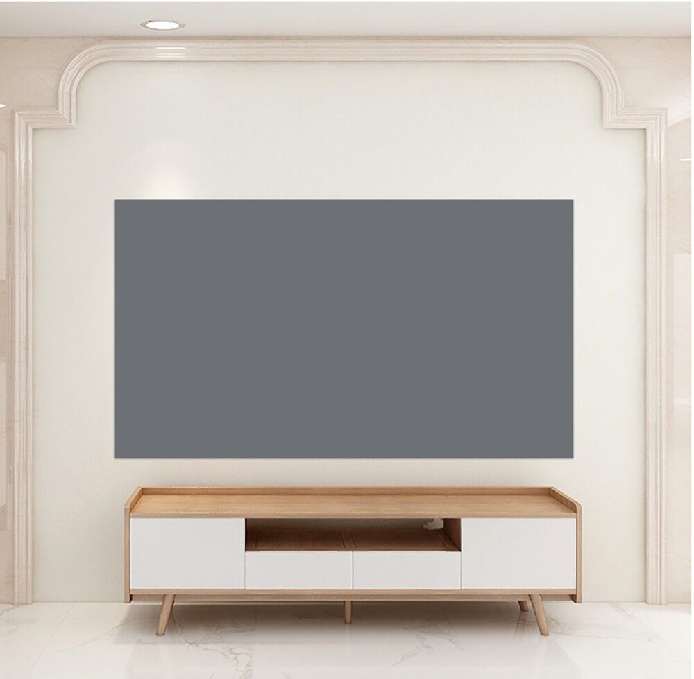 

Экран высокой четкости 4K Проектор 120-дюймовый экран 16:9 Металлический материал Складная светозащитная шторка Простой