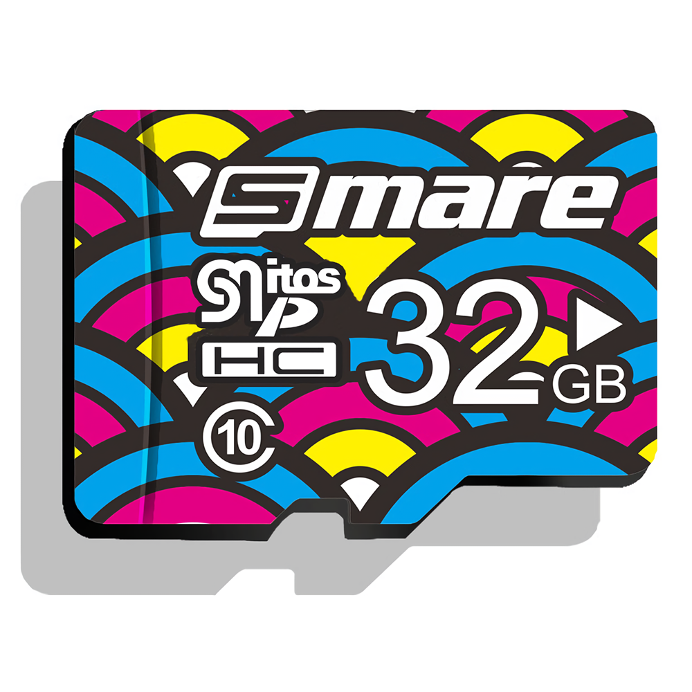 CEAMERE SMITOSP 32GB Class10 TF-geheugenkaart 8GB 16GB Flash Geheugenkaart Hoge snelheid Kleurrijke 