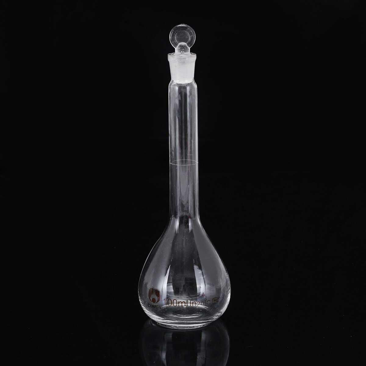 100 ml helder glazen maatkolf met glasstop Lab Chemistry Glassware