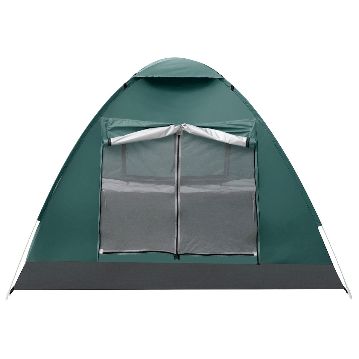 IPRee®3-4人用ダブルレイヤーキャンプテント両開きドア屋外防水日よけテント125x200x200cm釣りキャンプパーティー用