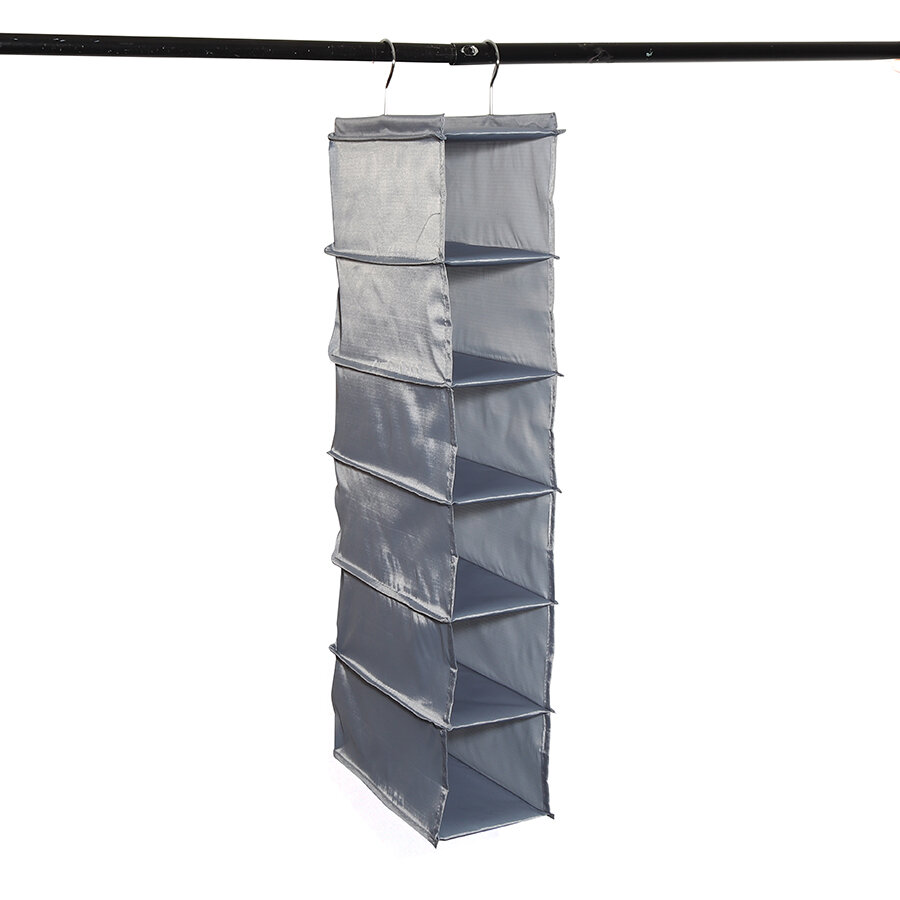best price,waterproof,oxford,6,layers,2,hooks,hanging,clothes,storage,bag,coupon,price,discount