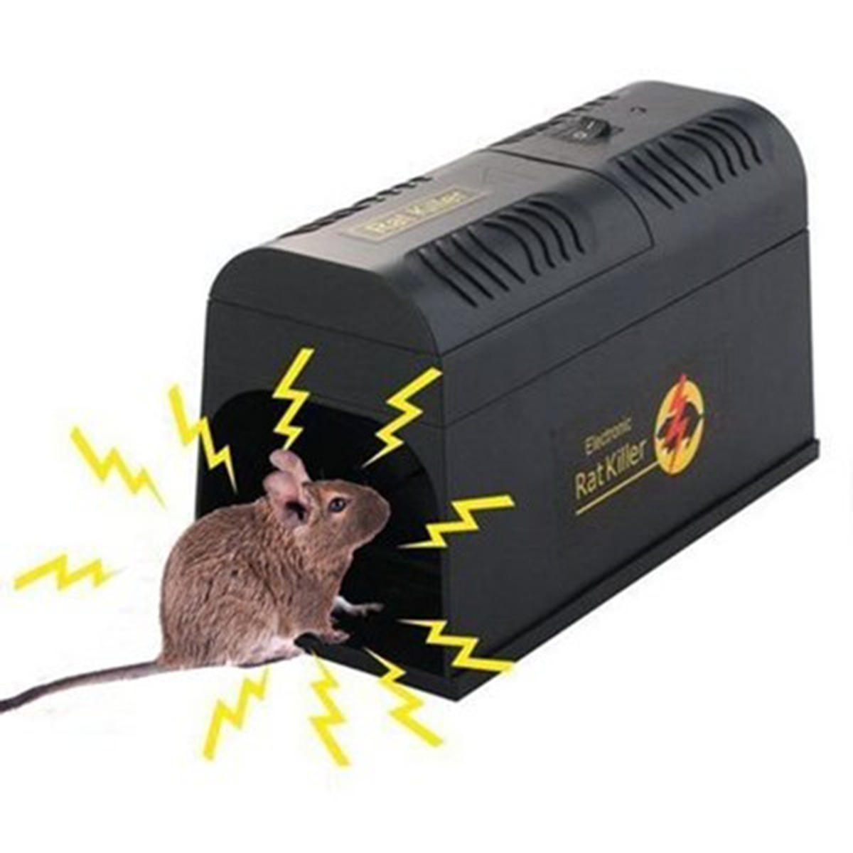 Electronic Rat And Rodent Trap Powfully Kill And Eliminate Rats Mice Or Other Similar Rodents Efficiently And Safely