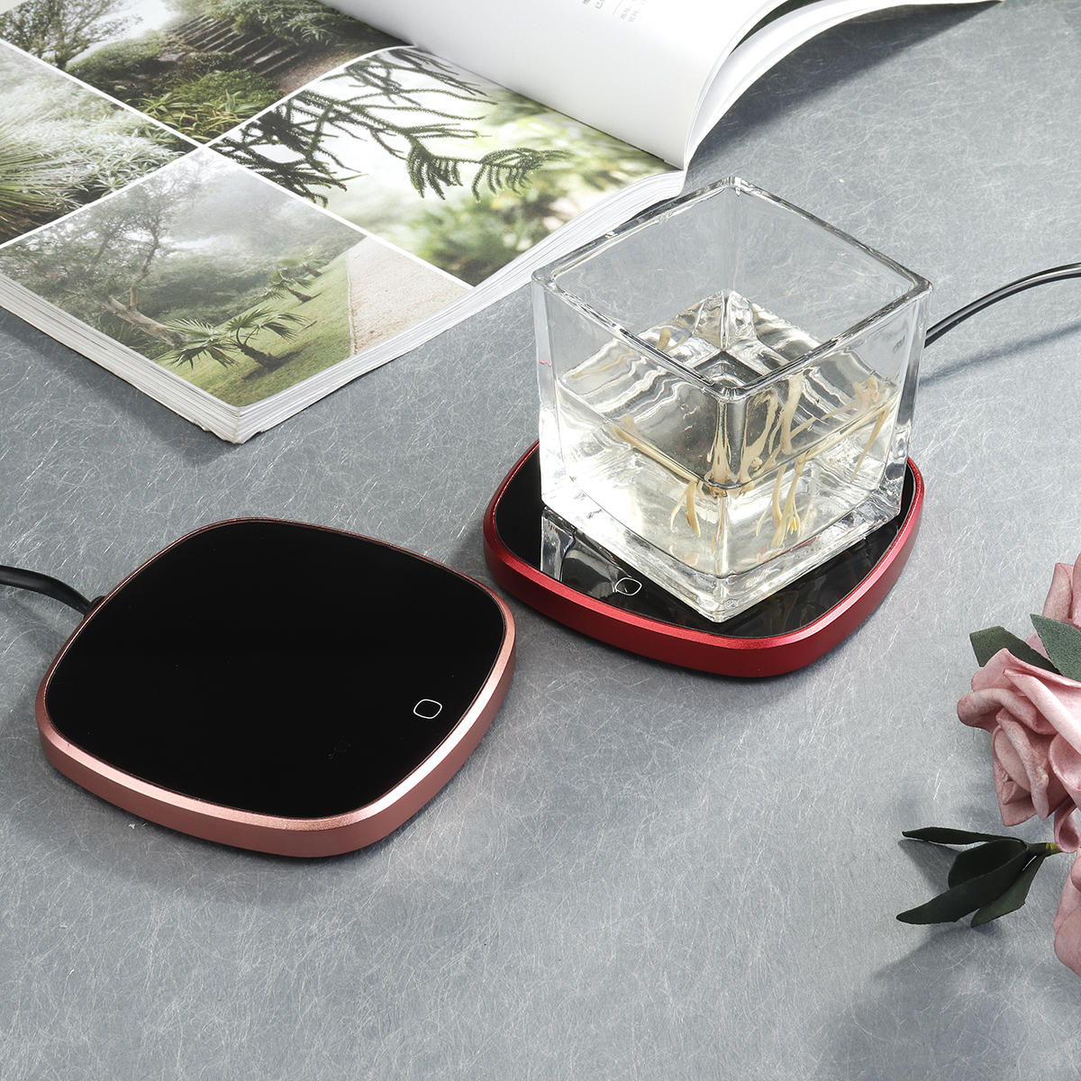

Electric Tray Coffee Tea USB Drink Warmer Cup Heater Beverage Mug Pad Office