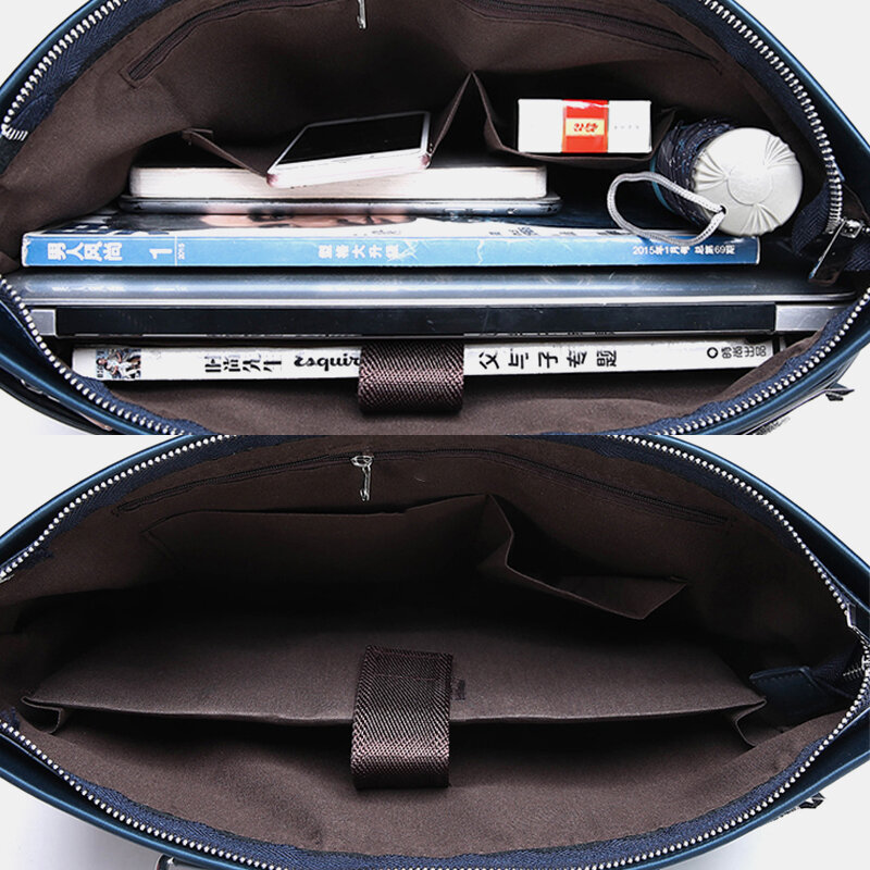 

Men Oxford Multi-pocket 14 Inch Laptop Bag Briefcase Bag Shoulder Bag Crossbody Bag Handbag