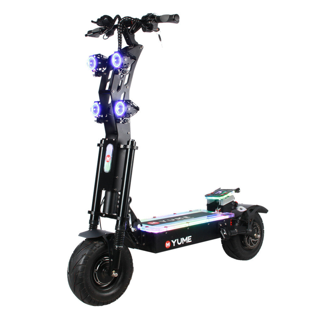 EU DIRECT YUME X7 8000W 72V 45Ah 13 Inch Electric Scooter 80kmh Max Speed 125Km Mileage 200Kg Max Load