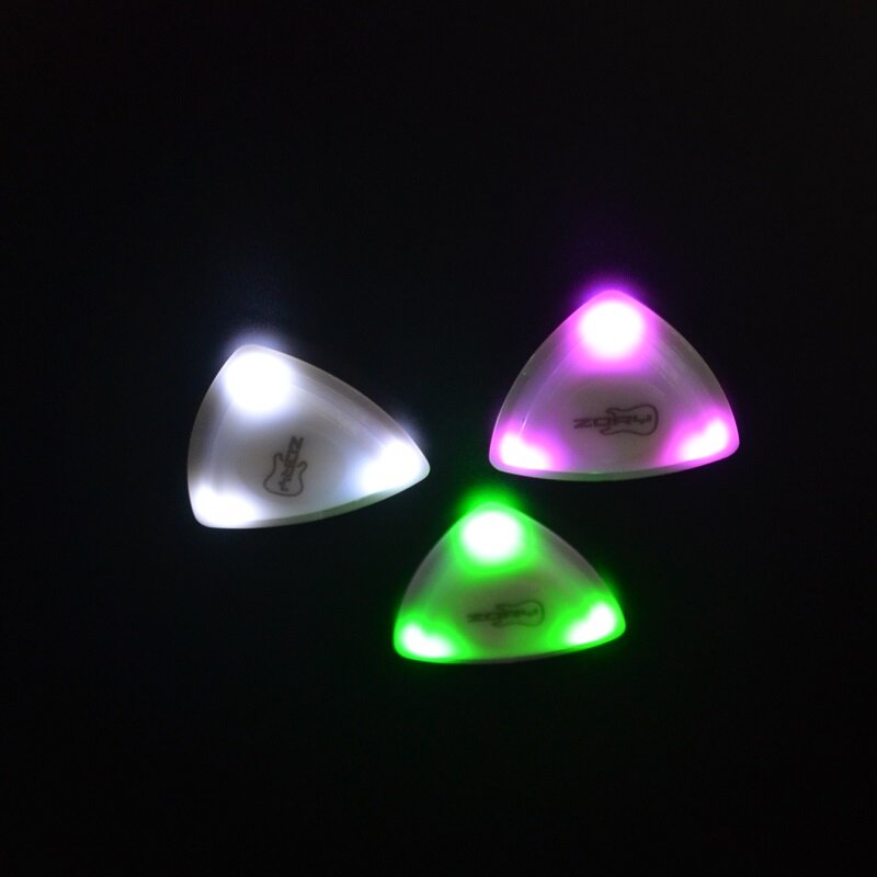 ZORY Pressed LED Lighting Guitar Pick Lichtgevende Guitar Pick Gitaaraccessoires bespelen